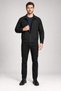 Men's Black Shirt Collar with Zip Detail and Front Pocket - 3