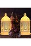 فانوس رمضان صغير للزينة، فانوس معلق بأسلوب مغربي مع إضاءة LED لعيد مبارك، قطعتان - 2