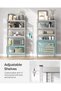 5-Tier Boltless Storage Shelves, Adjustable, Load 1929 lb - 5