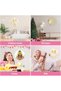 مرآة دائرية صفراء بتصميم أنيق، مقاس 12 بوصة، مرآة حائط بوجه مبتسم. - 7