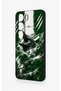 Vivo V40 Lite 5G-Compatible Green Crocodile-Themed Patterned Silicone Case - 4