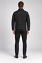 Men's Black Shirt-Shirt Collar Jacket with Zip Detail and Chest Pocket Detail, Transitional - 5
