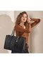 Laptop Bag for Women 15.6 inch Lightweight Laptop Tote Bag, Large Capacity Computer bag with Clutch Purse for Business, Work, Office, Travel, School,Casual - 2