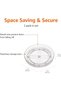 Clear Lazy Susan Turntable Organiser, 30.5 cm, 4-Pack - 3
