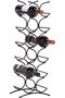 Wine Rack for 12 Bottles, Black - 2