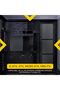 علبة كمبيوتر O11 Vision Compact ATX متوسطة الحجم/خزانة ألعاب - أسود |   الألمنيوم والزجاج المقسى | - 5