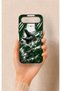 Tecno Spark 50 5g Compatible Green Crocodile-Themed Patterned Silicone Case.