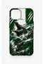 iPhone 14 Compatible Green Crocodile-Patterned Silicone Case. - 2