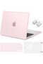 متوافق مع حافظة MacBook Air 13 موديل 2026-2022 M5-M2، لون وردي