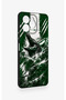 Omix X6 Compatible Green Crocodile-Themed Patterned Silicone Case. - 3