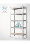 5-Tier Boltless Storage Shelves, Adjustable, Load 1929 lb - 3