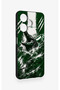 Infinix Hot 30i Compatible Green Crocodile-Themed Patterned Silicone Case - 3