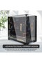 علبة كمبيوتر O11 Vision Compact ATX متوسطة الحجم/خزانة ألعاب - أسود |   الألمنيوم والزجاج المقسى | - 2