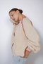 Oversized Knitted Cardigan with Contrast Stitching and Button Details - 2