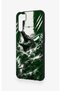 Oppo A91 Compatible Green Crocodile-Themed Patterned Silicone Case - 4
