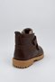 Genuine Leather Unisex Children's Boots, Brown - 3