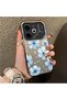 Tecno Pova 6 Compatible Silicone Edge-to-Edge Hard Back Case with Floral Print—Romantic Couple Phone Case - 3