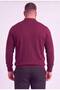 Classic Wool Blend Plus Size 3XL-4XL-5XL-6XL polo collar men’s knit sweater - 3