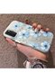 OPPO A55 5G-Compatible Silicone Hard-Edge Back Case with Floral Print—Romantic Couple Phone Case - 2