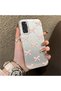 Samsung Galaxy S20 FE Compatible Silicone Hard-Edge Back Case with Bow Tie Pattern—Romantic Couple Phone Case - 3