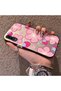 Samsung Galaxy A50 Compatible Silicone Hard-Edge Back Case with Strawberry Pattern—Romantic Couple Phone Case - 2