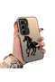 Infinix Hot 60 Pro Plus Compatible Silicone Hard-Edge Back Case with Patterned "Loving Couple" Phone Case