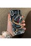 غطاء خلفي صلب من السيليكون متوافق مع هاتف iPhone X، بتصميم على شكل تنين، مناسب للزوجين. - 3