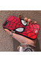 iPhone 7 Plus Compatible Silicone Hard-Edge Back Case with Spider-Man Design—Couple's Phone Case - 2