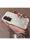 Samsung Galaxy S25 Compatible Silicone Hard-Edge Back Case with Bow Tie Pattern—Romantic Couple Phone Case - 2