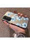 Samsung Galaxy A35 Compatible Silicone Edge-to-Edge Hard Back Case with Floral Print—Romantic Couple Phone Case - 2