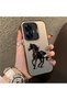 Realme C55 Compatible Silicone Hard-Edge Back Case with Patterned "Loving Couple" Phone Case - 3