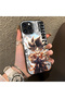 iPhone 15 Pro-Compatible Silicone Hard-Edge Back Case with Dragon Ball Design—Couple's Phone Case - 3