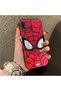 Samsung Galaxy A30 Compatible Silicone Hard-Edge Back Case with Spider-Man Design—Cute Couple Phone Case - 3