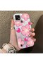 Realme C21 Compatible Silicone Hard-Edge Back Case with Strawberry Pattern—Romantic Couple Phone Case - 3