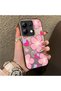 Redmi Note 13 Compatible Silicone Hard-Edge Back Case with Strawberry Pattern—Cute Couple Phone Case - 3