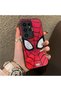 Samsung Galaxy S23 Ultra Compatible Silicone Hard-Edge Back Case with Spider-Man Design—Romantic Couple Phone Case - 3