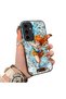 Samsung Galaxy S24 FE Compatible Silicone Hard-Edge Back Case with "Nami" Pattern—Romantic Couple Phone Case