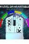 فأرة ألعاب لاسلكية خفيفة الوزن X11 مع قاعدة شحن RGB، ثلاثية الوضع - 2.4G/USB-C سلكية/ - 5