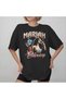 Mariah Carey Printed Oversized Cotton T-shirt