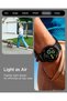 حزام Lite Fit X لساعة Google Pixel Watch 4/3 (45 مم) - حزام نايلون بتصميم حلقة واحدة - باللون الأسود. - 6