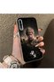 Samsung Galaxy A50 Compatible Silicone Hard-Edge Back Case with Wukong Pattern—Romantic Couple Phone Case - 3