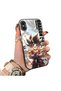 iPhone X-Compatible Silicone Hard-Edge Back Case with Dragon Ball Design—Romantic Couple Phone Case