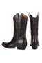 Claret Red Men's Cowboy Boots - 4