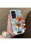 Samsung Galaxy S22 Ultra Compatible Silicone Edge-to-Edge Hard Back Case with Nami Pattern—Romantic Couple Phone Case - 3