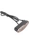 شاحن USB للأريكة، مقبس كهربائي مطلي بخمسة أزرار للتحكم في المحركين بلون أسود - 5