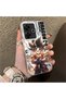 Redmi 13 Compatible Silicone Hard-Edge Back Case with Dragon Ball Design—Cute Couple Phone Case - 3