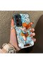 Samsung Galaxy S24 FE Compatible Silicone Hard-Edge Back Case with "Nami" Pattern—Romantic Couple Phone Case - 3