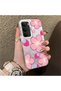 Realme C75 Compatible Silicone Hard-Edge Back Case with Strawberry Pattern—Romantic Couple Phone Case - 3
