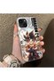 iPhone 14-Compatible Silicone Hard-Edge Back Case with Dragon Ball Design—Couple's Phone Case - 3