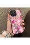iPhone 16 Pro Max Compatible Silicone Edge-to-Edge Back Case with Strawberry Pattern—Couple's Phone Case - 3